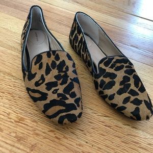 Lands’ End Leopard Smoking Flats